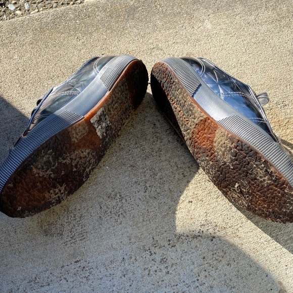 Metallic silver Superga sneakers - Picture 4 of 4